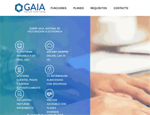 Tablet Screenshot of gaiafacturacion.com